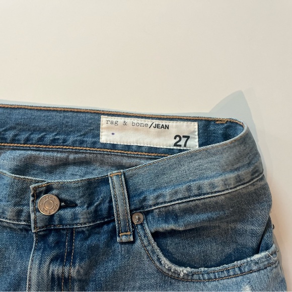 Rag & Bone Jean Shorts Size 27 Womens Distressed Denim Johny - Picture 3 of 5